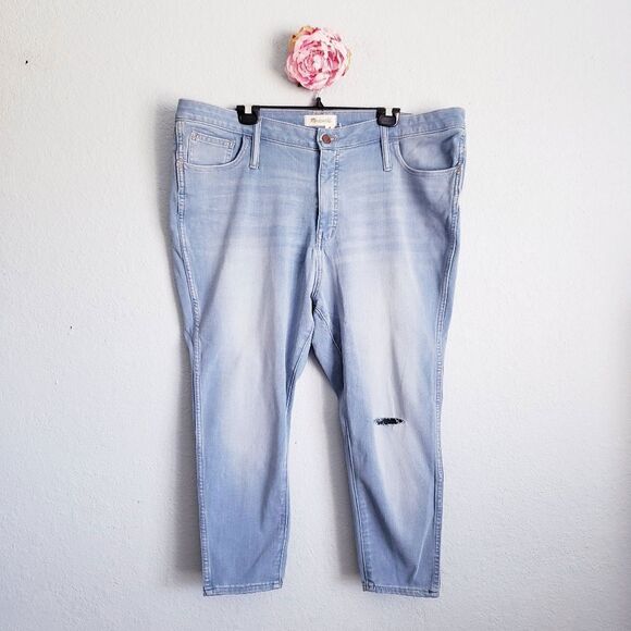 Madewell Plus Light Wash High Rise Roadtripper Jeggings - Picture 2 of 12